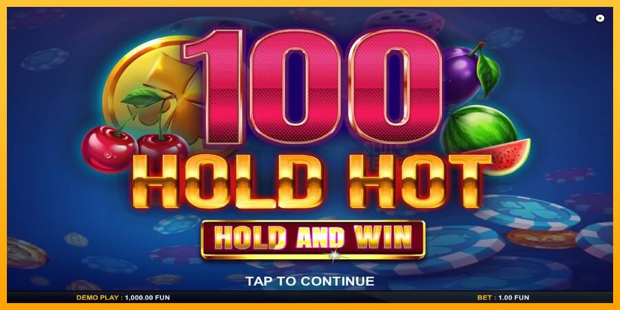 100 Hold Hot Hold and Win machine à sous pour de largent, image 1