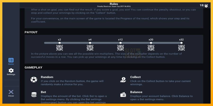 Penalty Shoot-Out: Super Cup machine à sous pour de largent, image 6