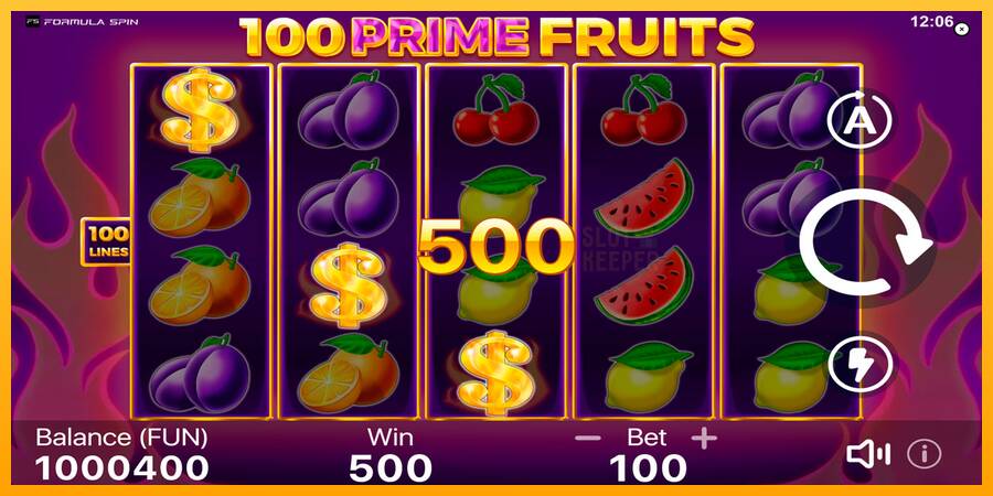 100 Prime Fruits machine à sous pour de largent, image 2