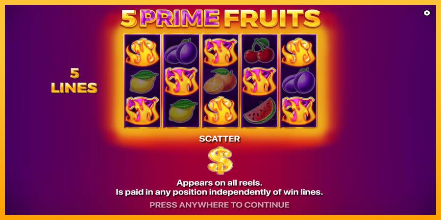 5 Prime Fruits machine à sous pour de largent, image 1