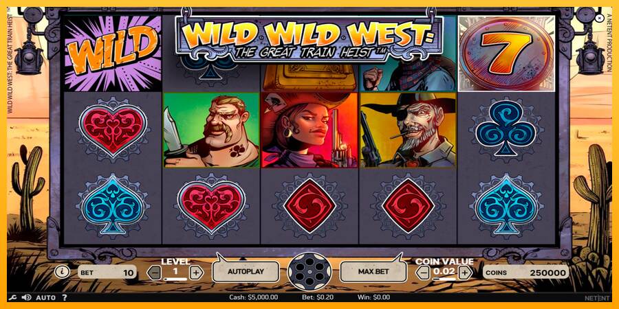 Wild Wild West machine à sous pour de largent, image 1