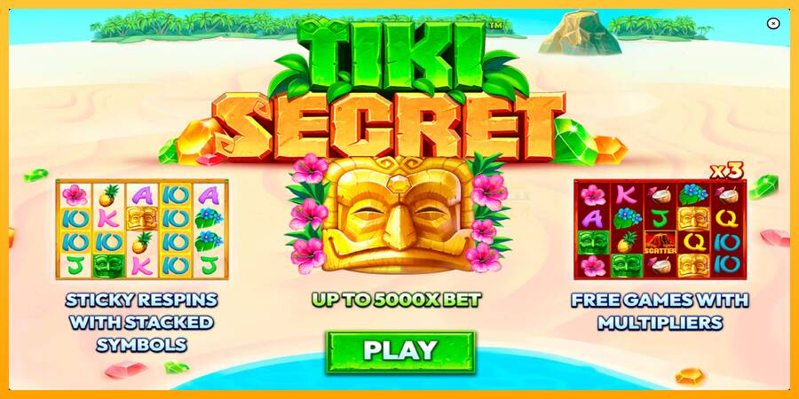 Tiki Secret machine à sous pour de largent, image 1