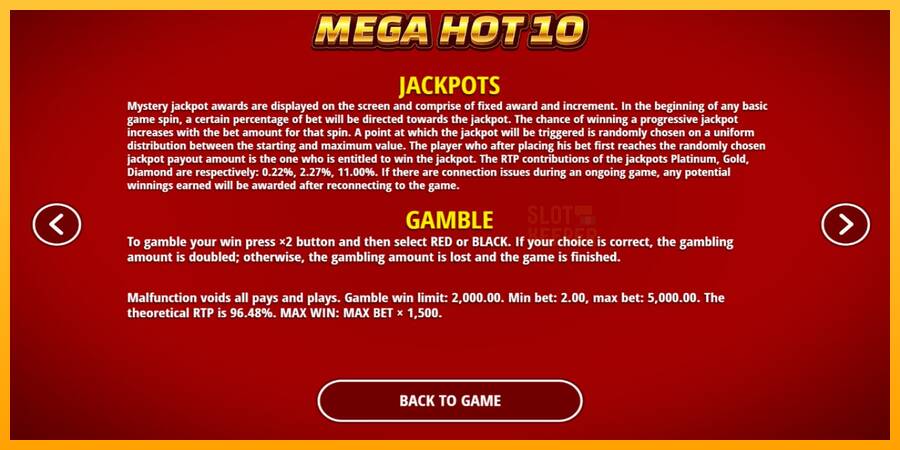 Mega Hot 10 machine à sous pour de largent, image 5