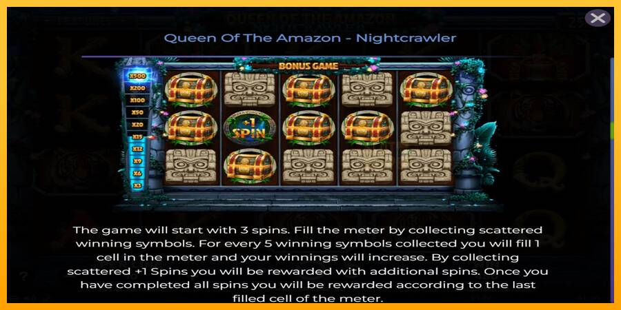 Queen of the Amazon - Nightcrawler machine à sous pour de largent, image 6