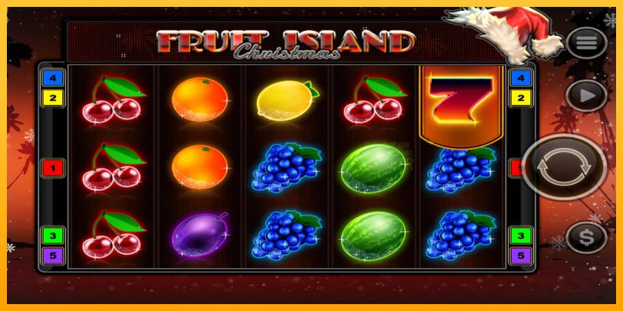 Fruit Island Christmas machine à sous pour de largent, image 1