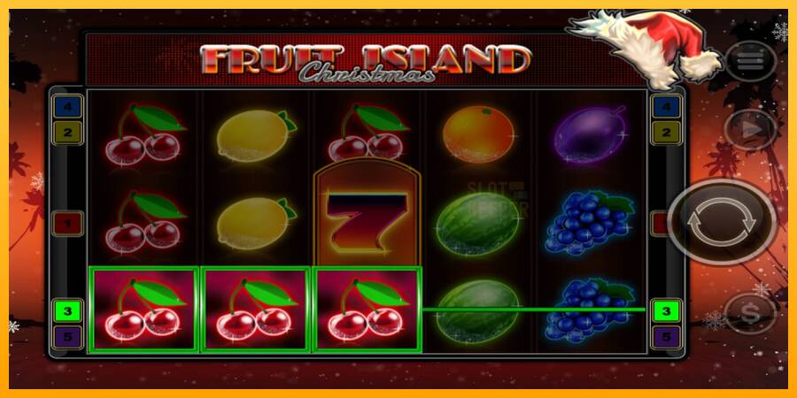 Fruit Island Christmas machine à sous pour de largent, image 2