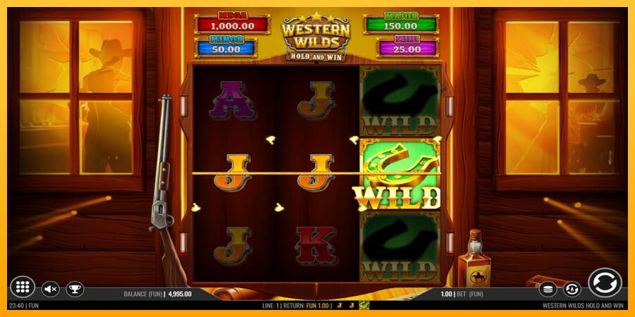 Western Wilds Hold and Win machine à sous pour de largent, image 3