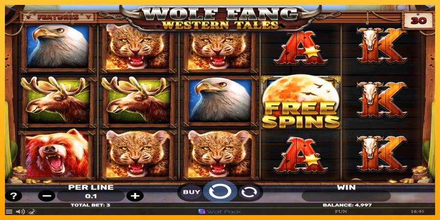 Wolf Fang - Western Tales machine à sous pour de largent, image 2