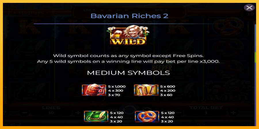 Bavarian Riches 2 machine à sous pour de largent, image 6