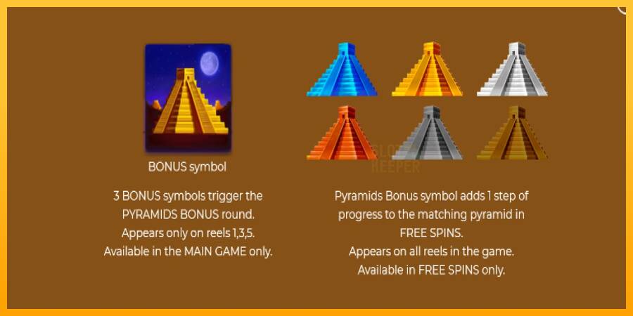 Pyramids Deluxe machine à sous pour de largent, image 5