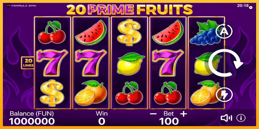 20 Prime Fruits machine à sous pour de largent, image 1