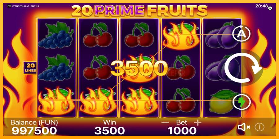 20 Prime Fruits machine à sous pour de largent, image 2