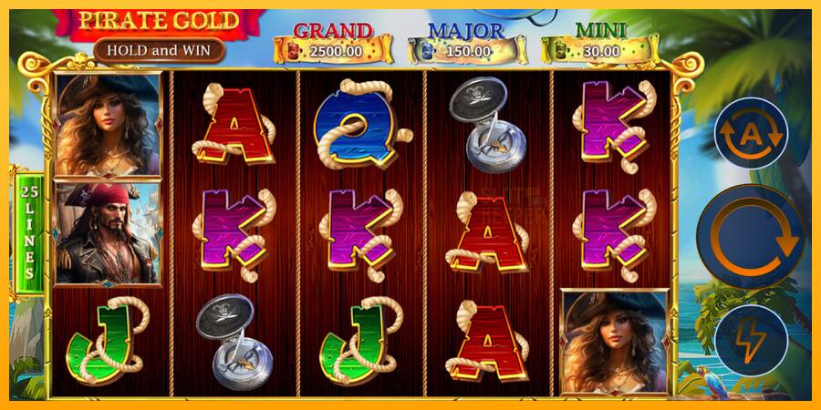 Pirate Gold Hold and Win machine à sous pour de largent, image 2