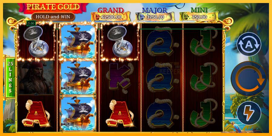 Pirate Gold Hold and Win machine à sous pour de largent, image 3