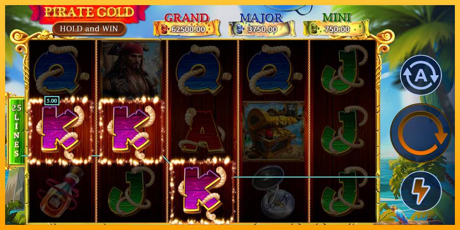 Pirate Gold Hold and Win machine à sous pour de largent, image 4