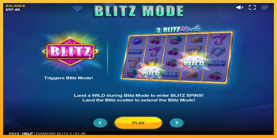 Diamond Blitz 2 machine à sous pour de largent, image 5