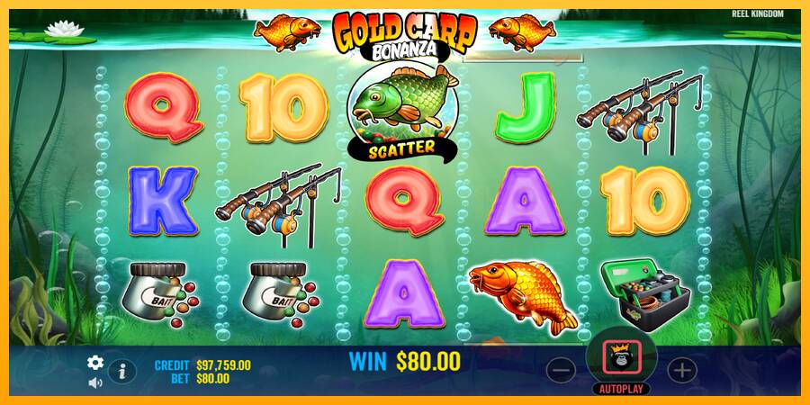 Gold Carp Bonanza machine à sous pour de largent, image 4