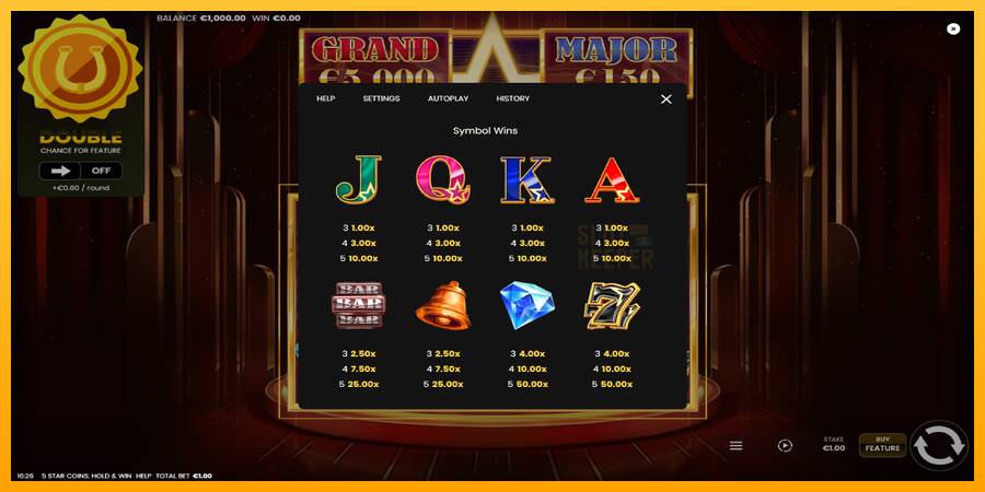 5 Star Coins: Hold & Win machine à sous pour de largent, image 5