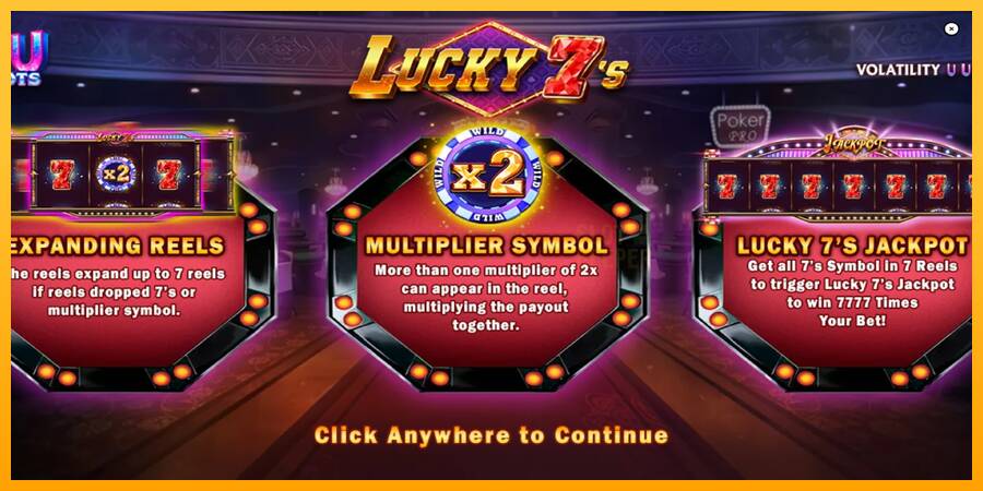 Lucky 7s machine à sous pour de largent, image 1