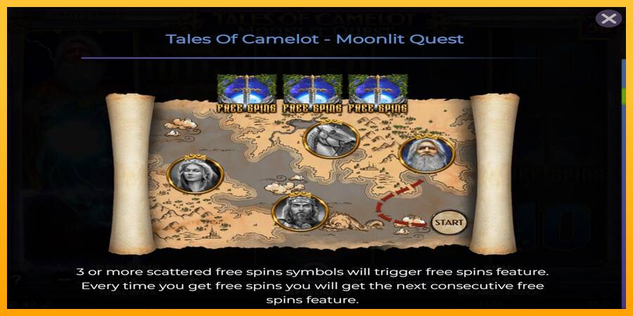 Tales of Camelot - Moonlit Quest machine à sous pour de largent, image 5