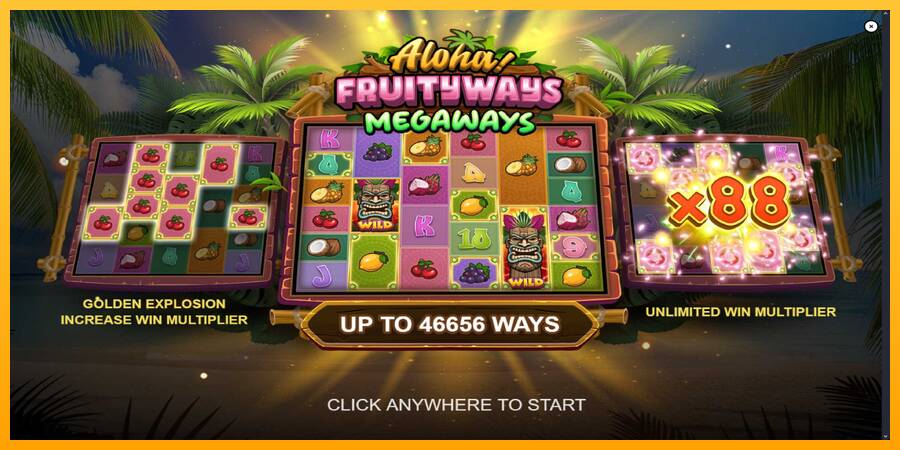 Aloha! Fruityways machine à sous pour de largent, image 1