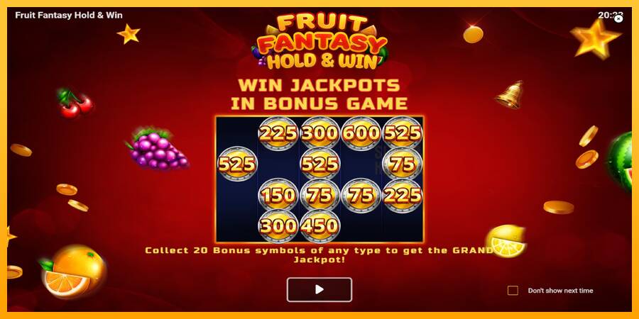 Fruit Fantasy Hold & Win machine à sous pour de largent, image 1