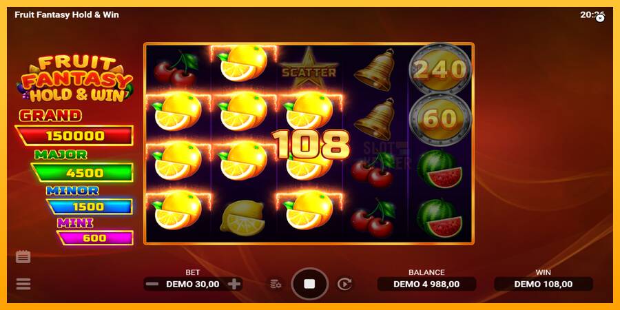 Fruit Fantasy Hold & Win machine à sous pour de largent, image 3