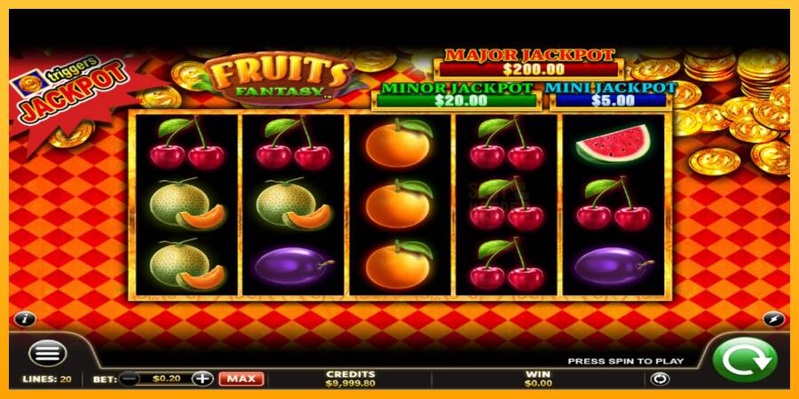 Fruits Fantasy machine à sous pour de largent, image 2