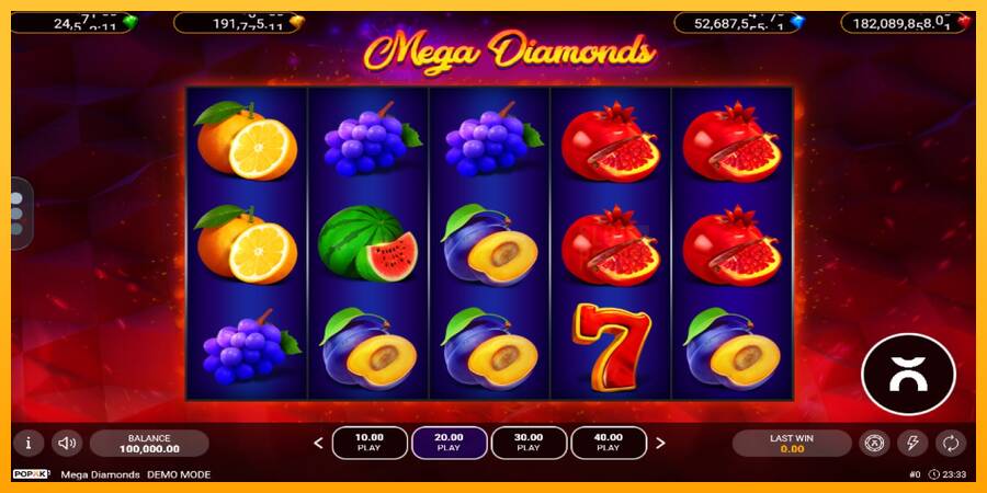 Mega Diamonds machine à sous pour de largent, image 1