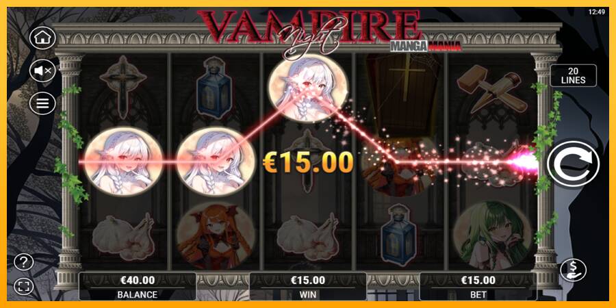 Vampire Night machine à sous pour de largent, image 3