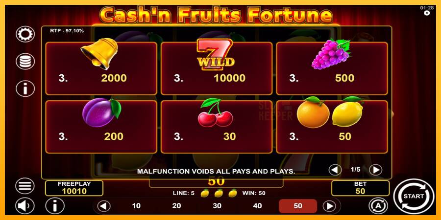 Cashn Fruits Fortune machine à sous pour de largent, image 5