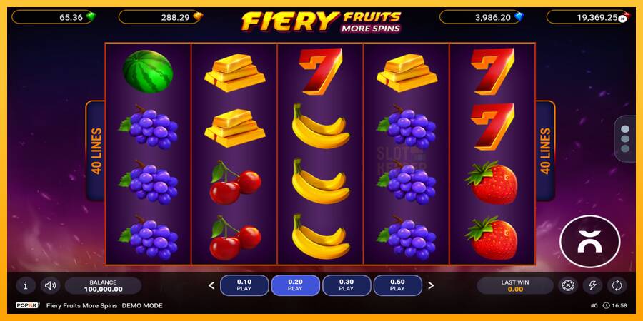 Fiery Fruits More Spins machine à sous pour de largent, image 1