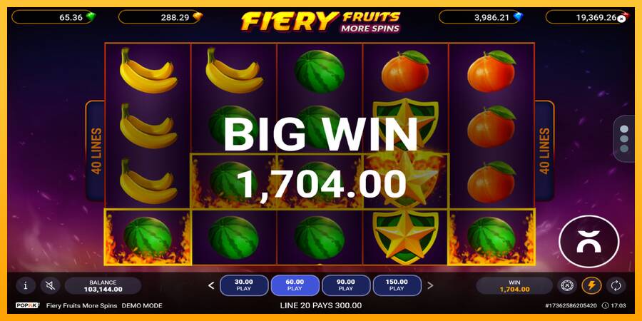 Fiery Fruits More Spins machine à sous pour de largent, image 4