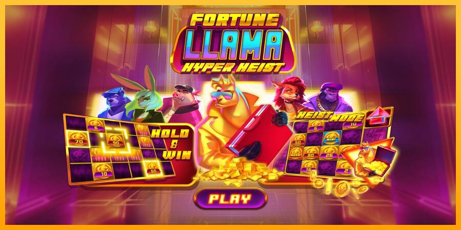 Fortune Llama Hyper Heist machine à sous pour de largent, image 1