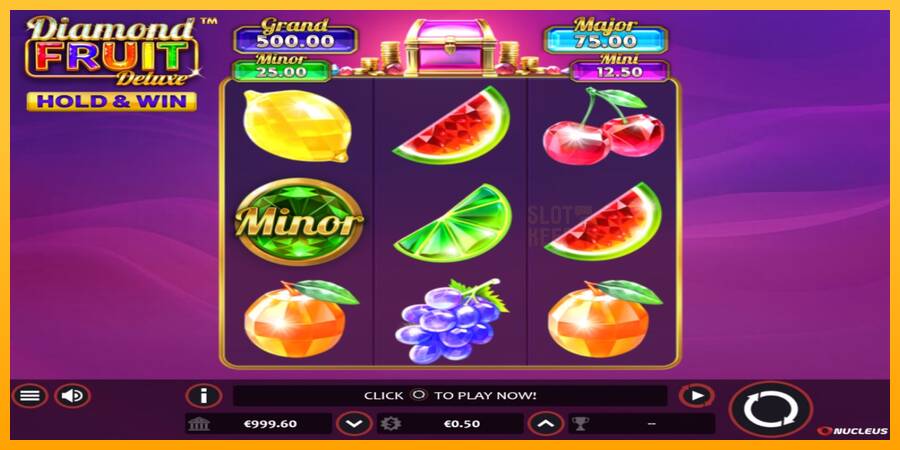 Diamond Fruit Deluxe machine à sous pour de largent, image 1