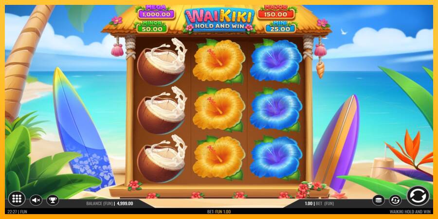 Waikiki Hold and Win machine à sous pour de largent, image 2