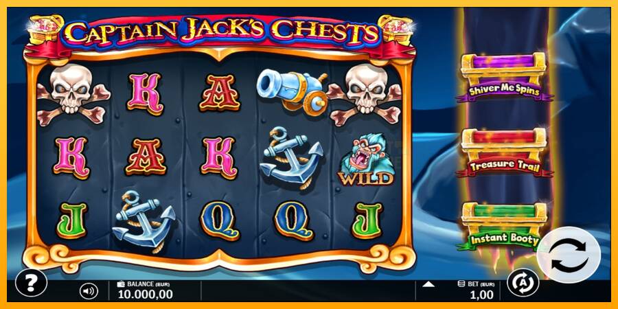 Captain Jacks Chests machine à sous pour de largent, image 1