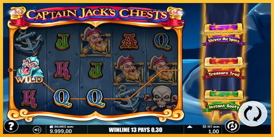 Captain Jacks Chests machine à sous pour de largent, image 3