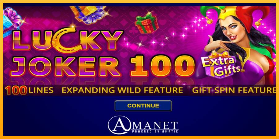 Lucky Joker 100 Extra Gifts machine à sous pour de largent, image 1