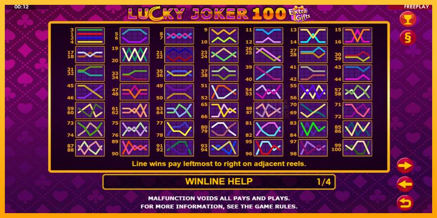 Lucky Joker 100 Extra Gifts machine à sous pour de largent, image 6