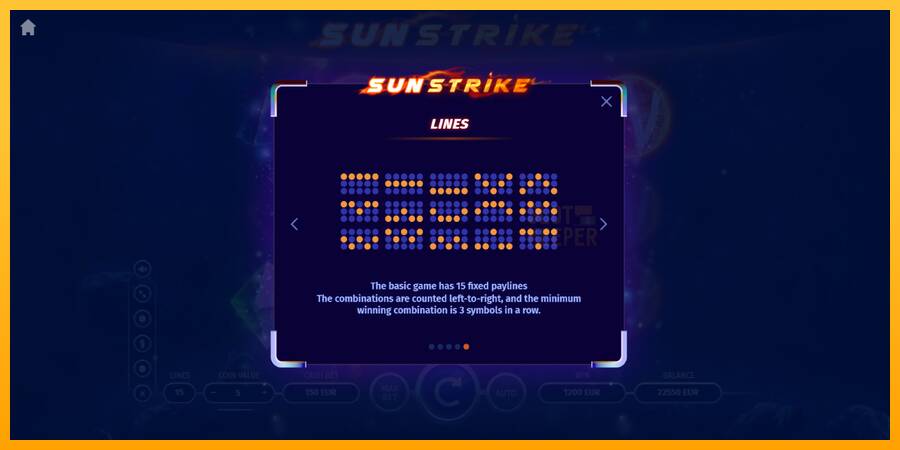 Sun Strike machine à sous pour de largent, image 7