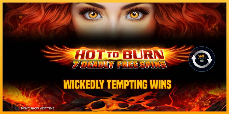 Hot to Burn - 7 Deadly Free Spins machine à sous pour de largent, image 1