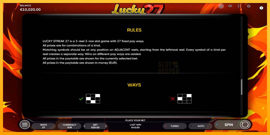 Lucky Streak 27 machine à sous pour de largent, image 7