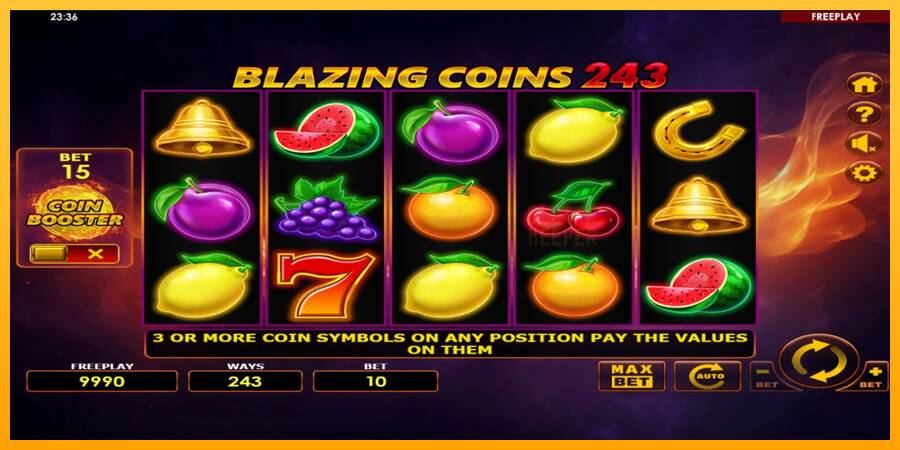 Blazing Coins 243 machine à sous pour de largent, image 2