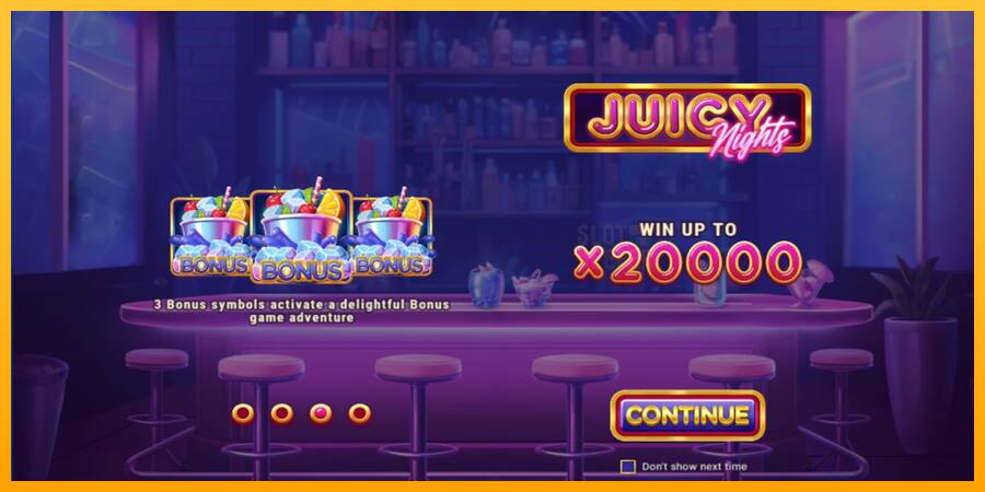 Juicy Nights machine à sous pour de largent, image 1