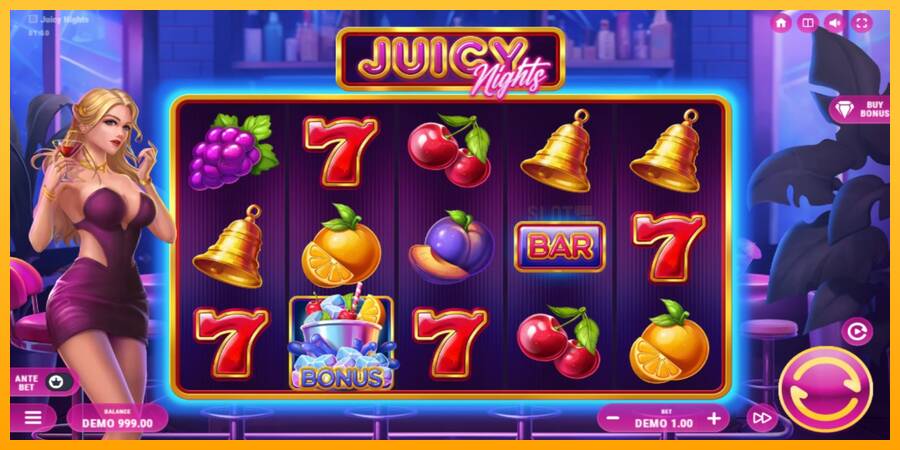 Juicy Nights machine à sous pour de largent, image 2