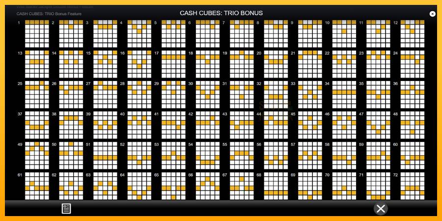 Cash Cubes: Trio Bonus machine à sous pour de largent, image 7