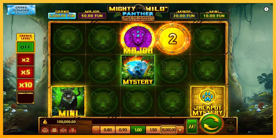 Mighty Wild: Panther Grand Diamond Edition machine à sous pour de largent, image 2