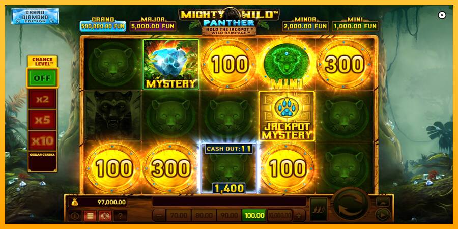 Mighty Wild: Panther Grand Diamond Edition machine à sous pour de largent, image 3