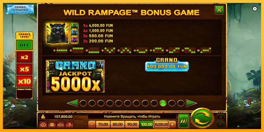 Mighty Wild: Panther Grand Diamond Edition machine à sous pour de largent, image 7